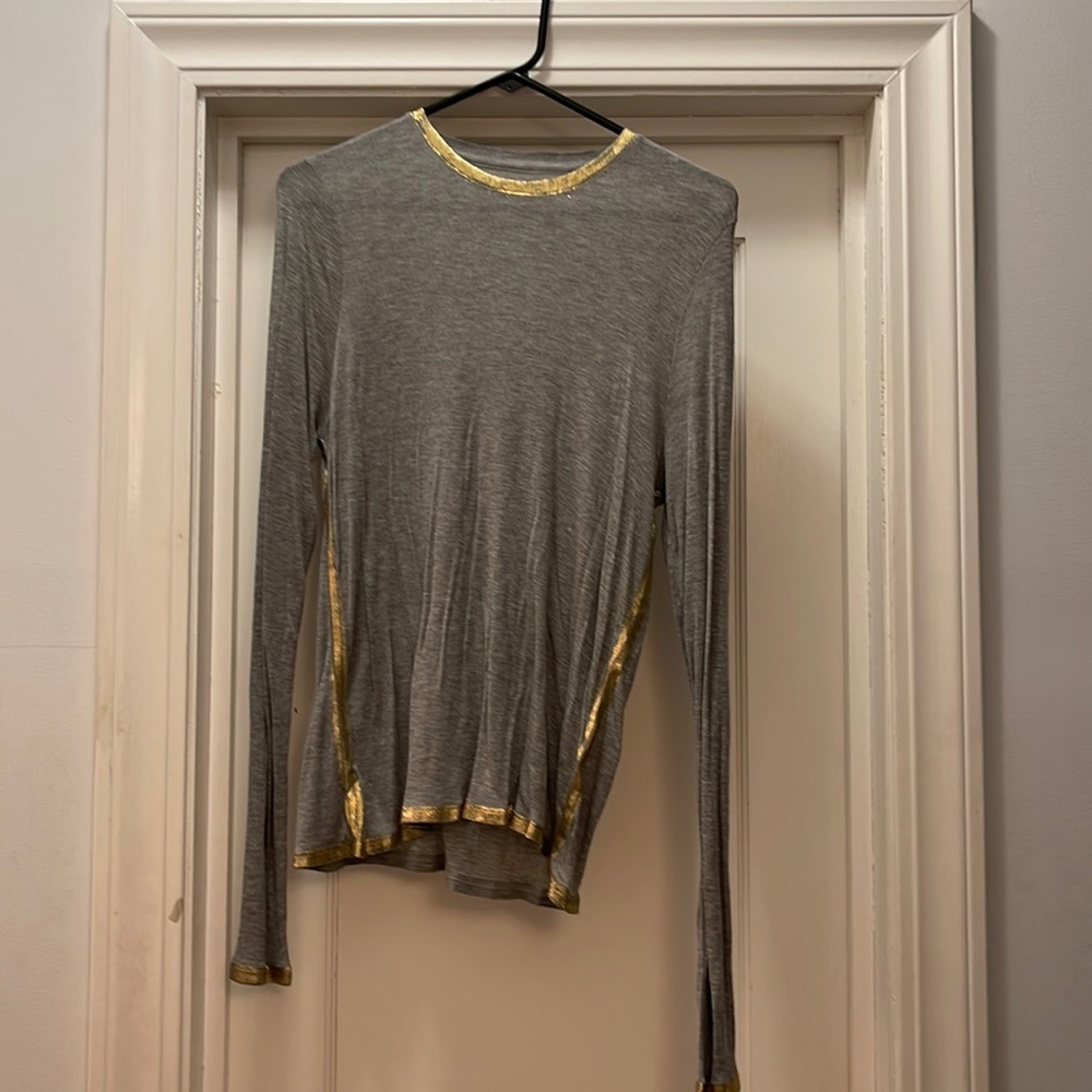 Long sleeve tee with detail